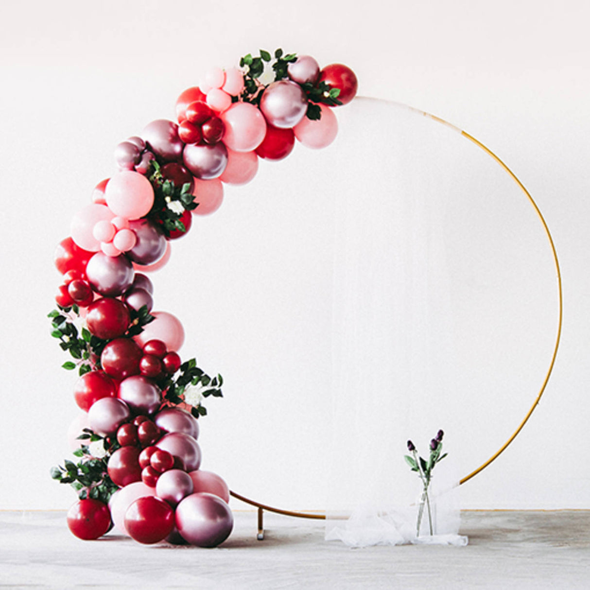 Balloner 50 stk. (Mat Pulver Pink, 33cm)