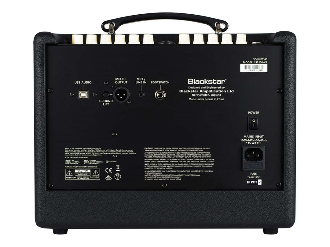 Blackstar Sonnet 60 akustisk guitarforstærker (Sort)