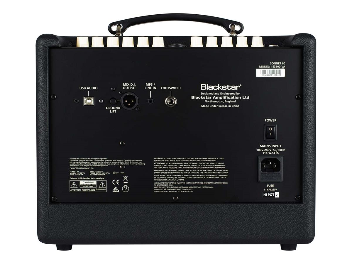 Blackstar Sonnet 60 akustisk guitarforstærker (Sort)