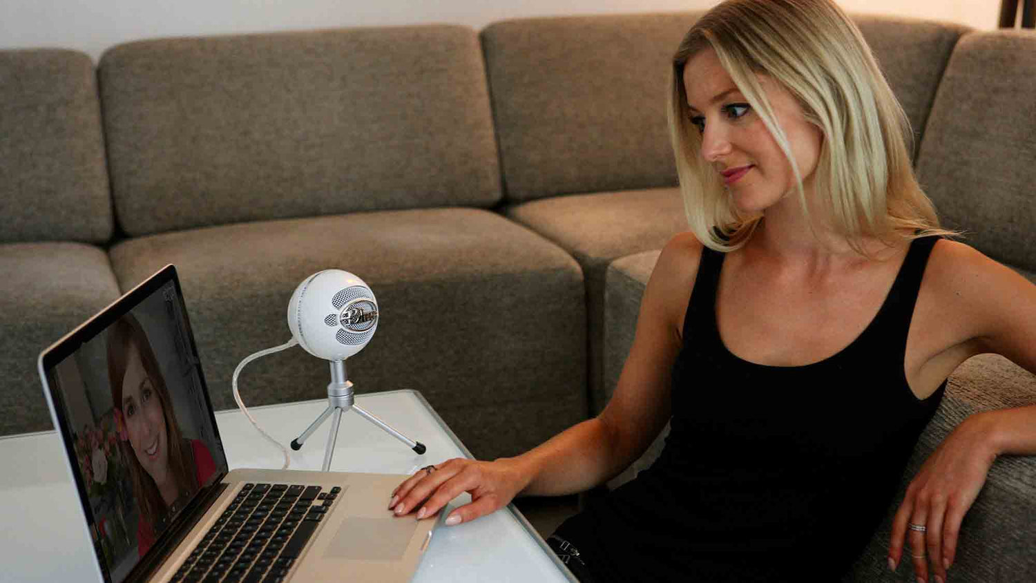 Blue Microphones Snowball USB - hvid