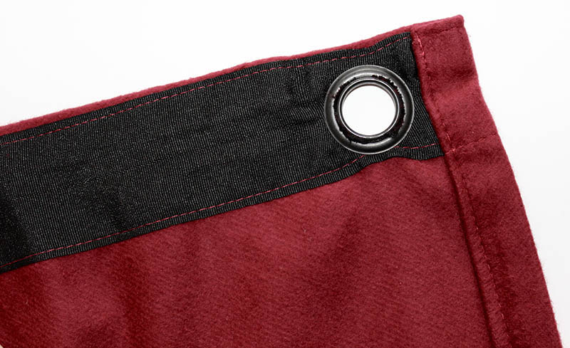 Molton Bagtæppe m. Øjer (Bordeaux)