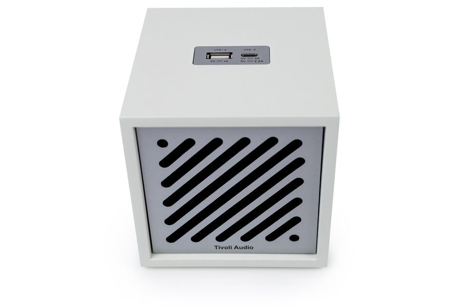 Tivoli Audio Boutigue Bluetooth højttaler, Hvid/Sølv