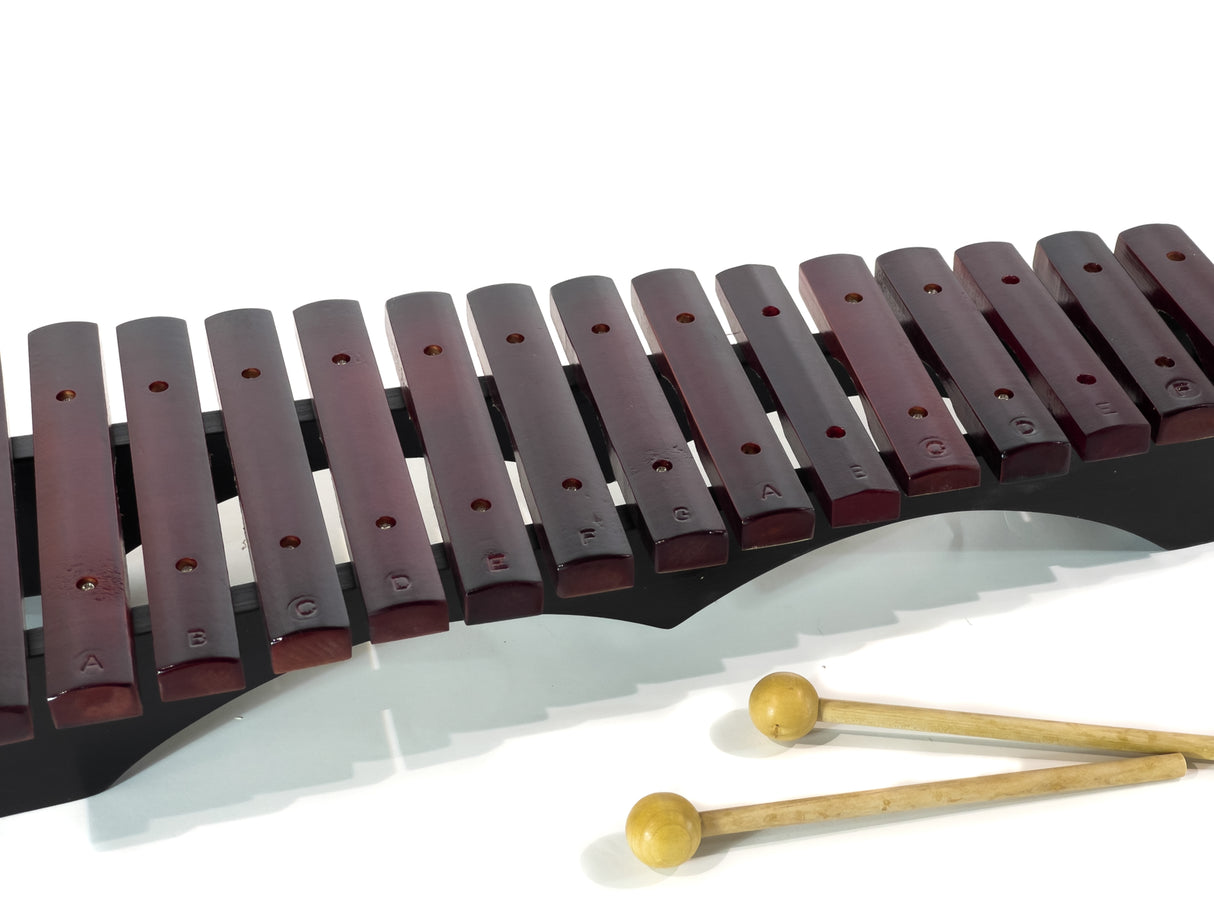Xylofon med 15 klangstave, inkl. 2 køller
