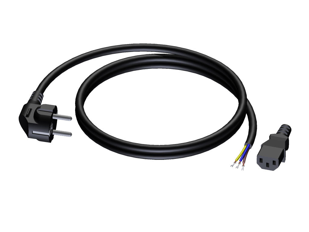 ProCab powerkabel 3x1,5 mm², hun Euro>Schuko han, 10 m (CAB491-10)