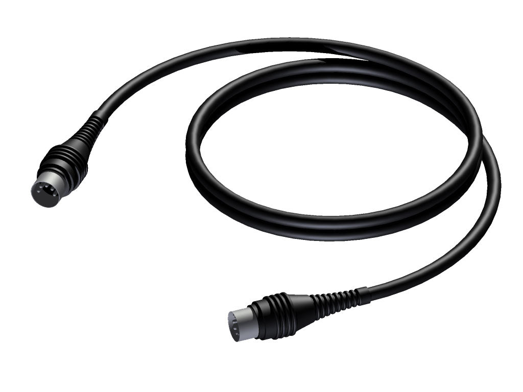 ProCab Midi signalkabel han/han 0,5 meter