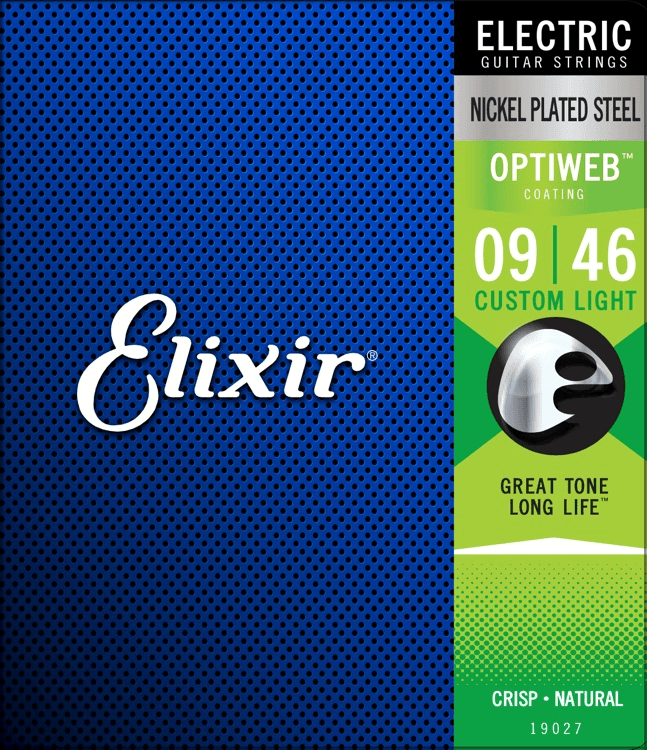 Elixir Optiweb Guitarstrenge (Custom Light, 09-46)