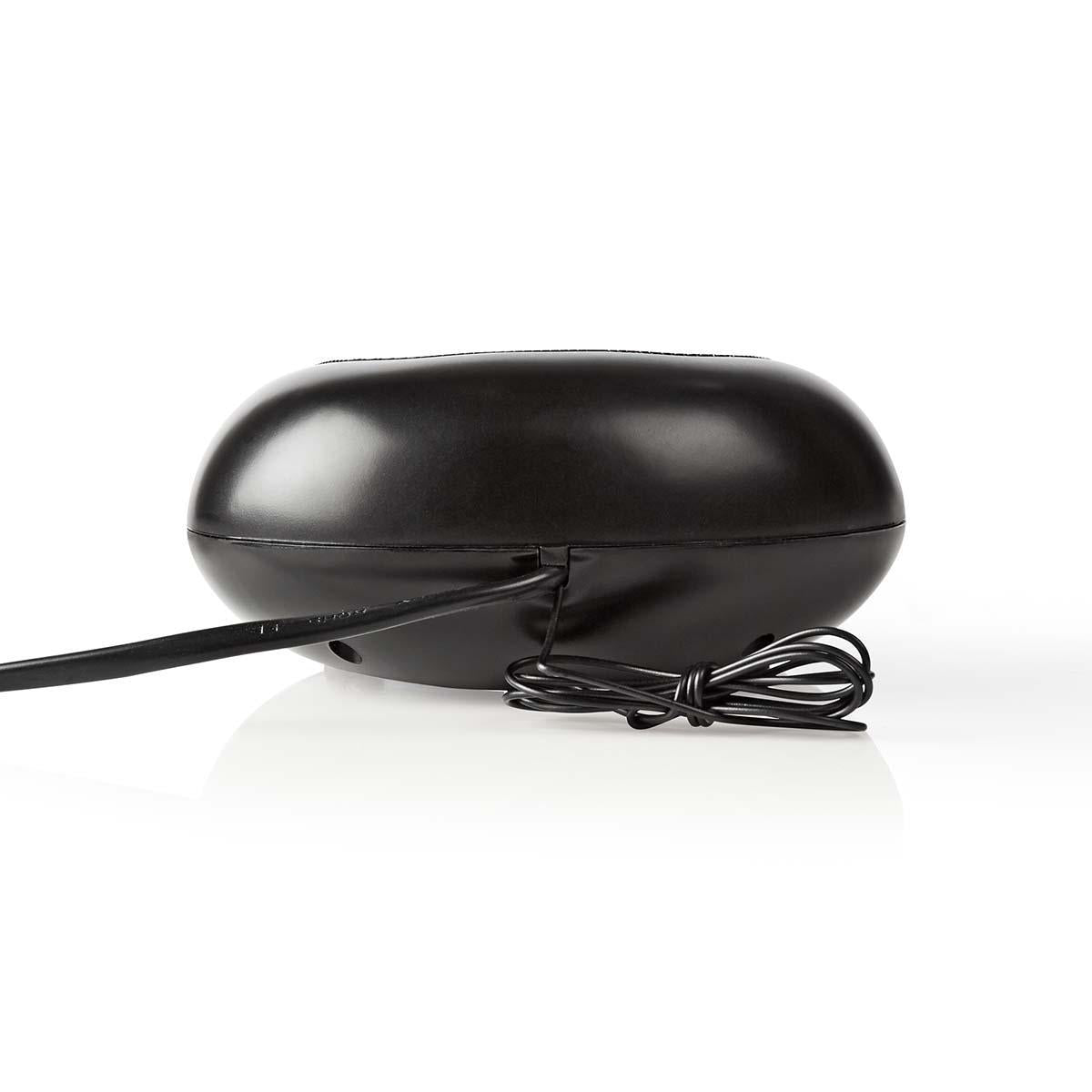 Clockradio med vækkeur (Oval)