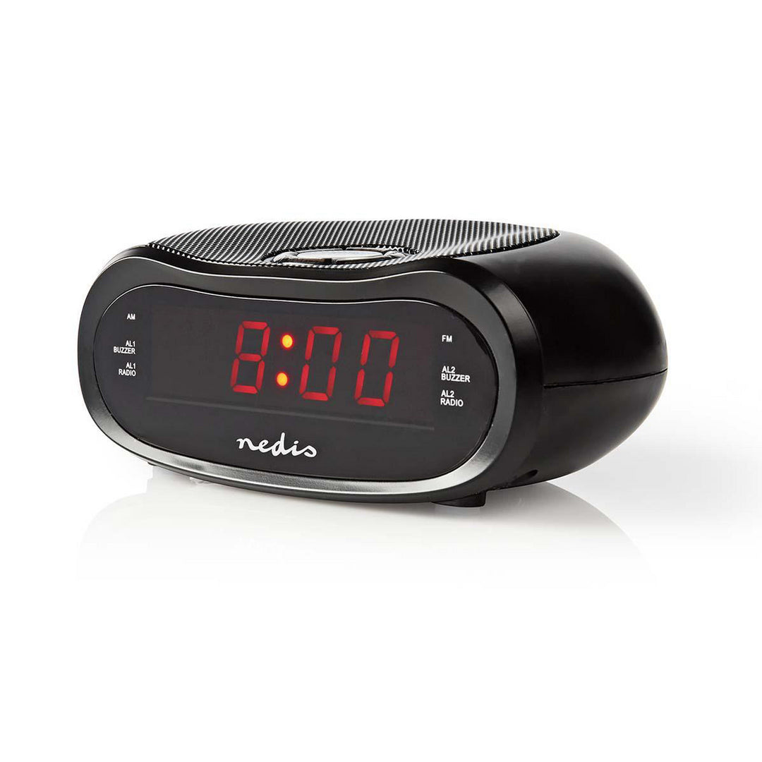 Clockradio med vækkeur (Oval)