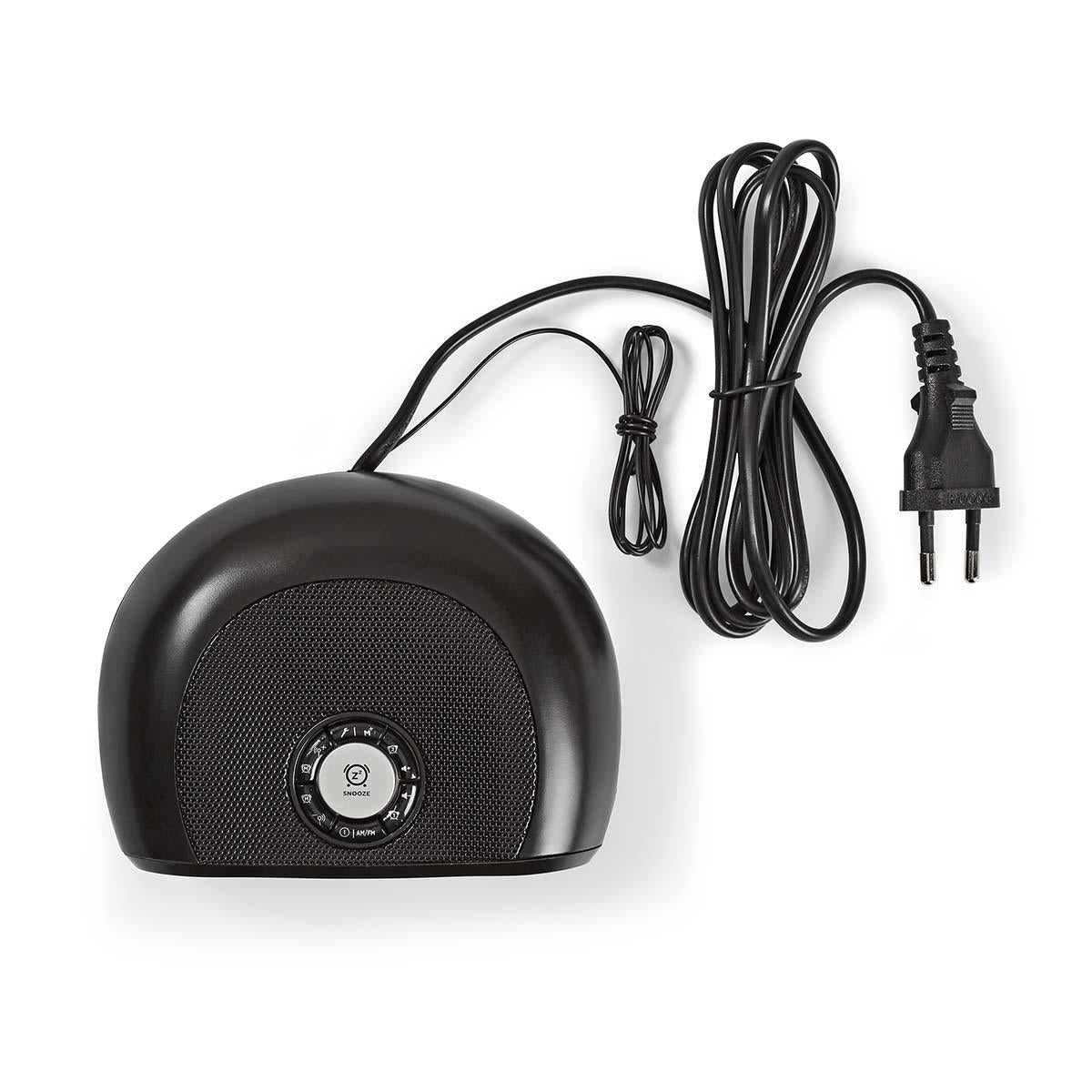 Clockradio med vækkeur (Oval)