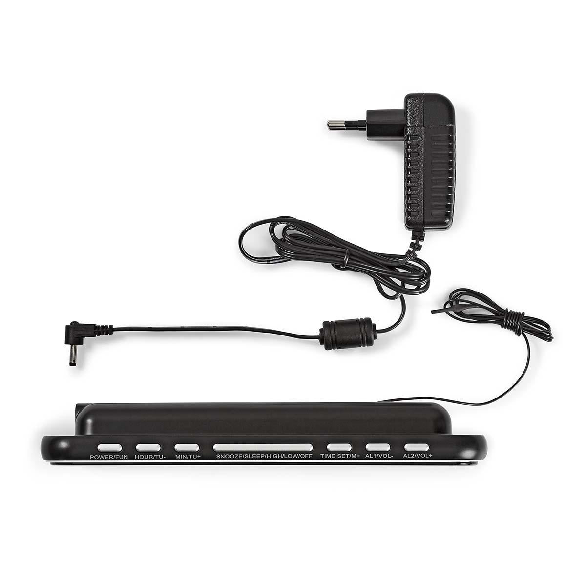 Clockradio med vækkeur