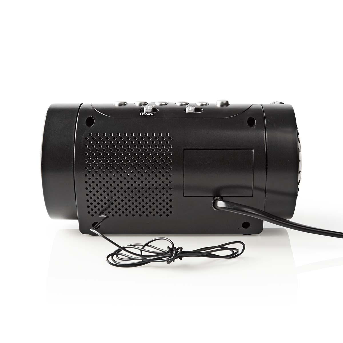 Clockradio med indbygget projektor