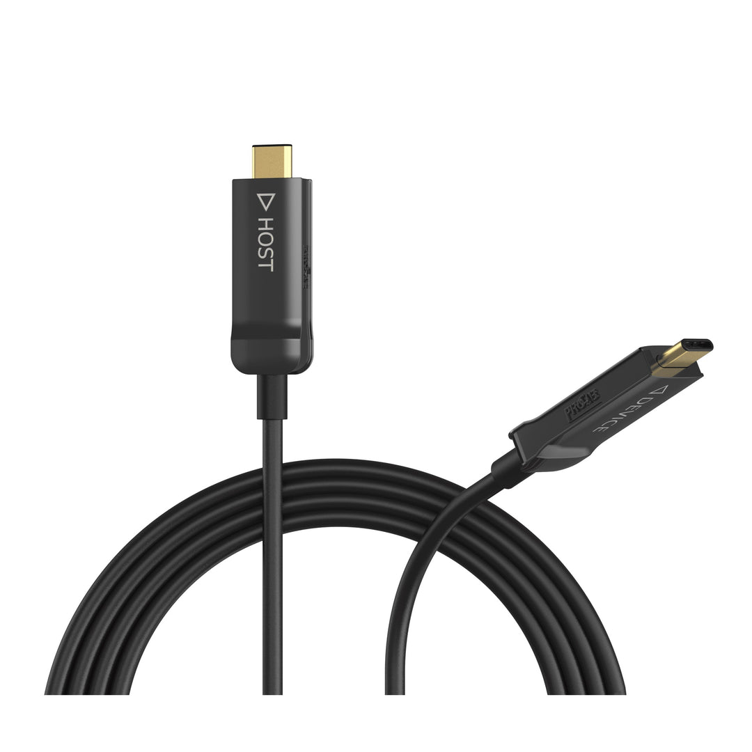 ProCab USB C aktiv optisk kabel USB 3.2 (10 GBPS) 10 meter