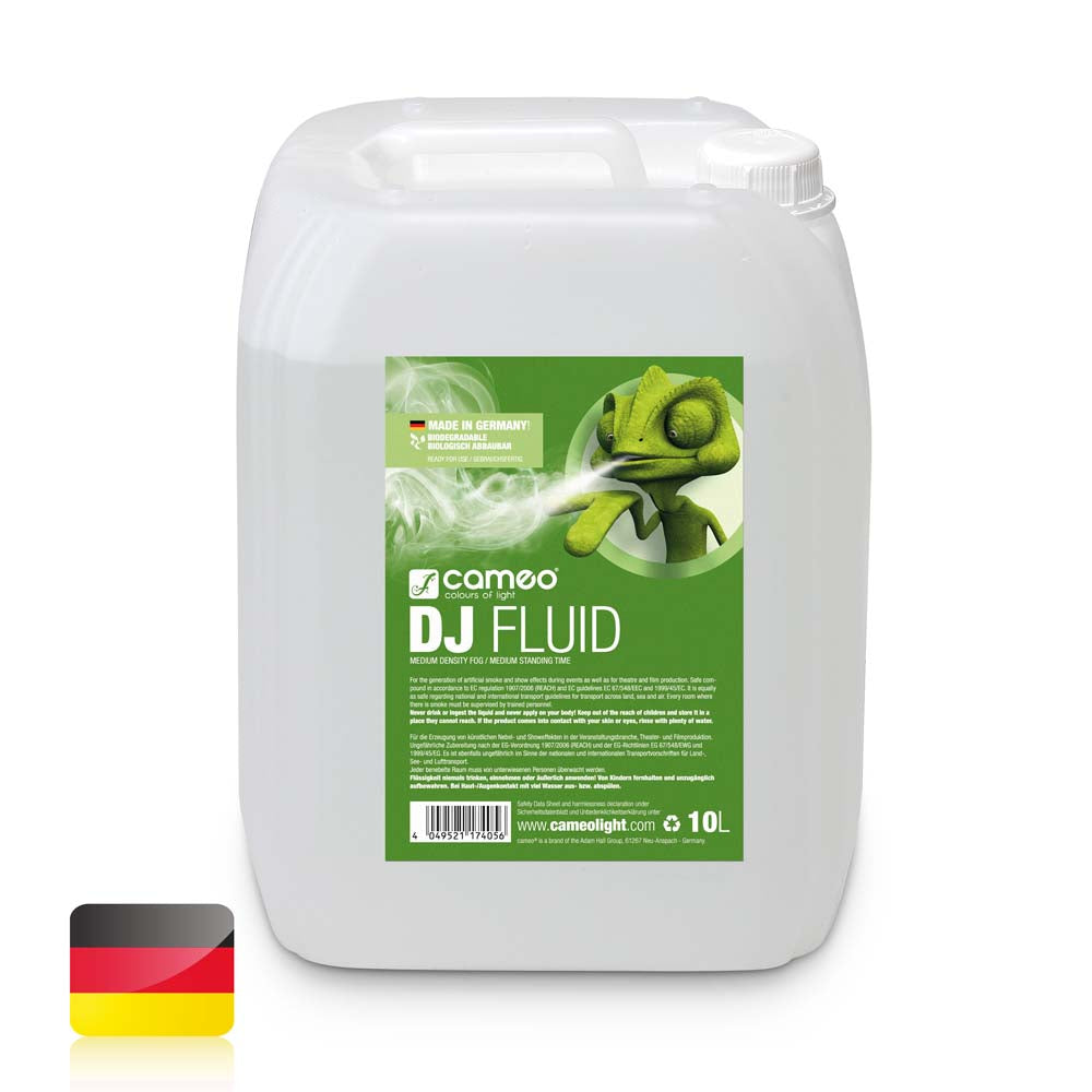 Cameo DJ FLUID 10 L - Tågevæske med medium tæthed og medium hængetid 10 L