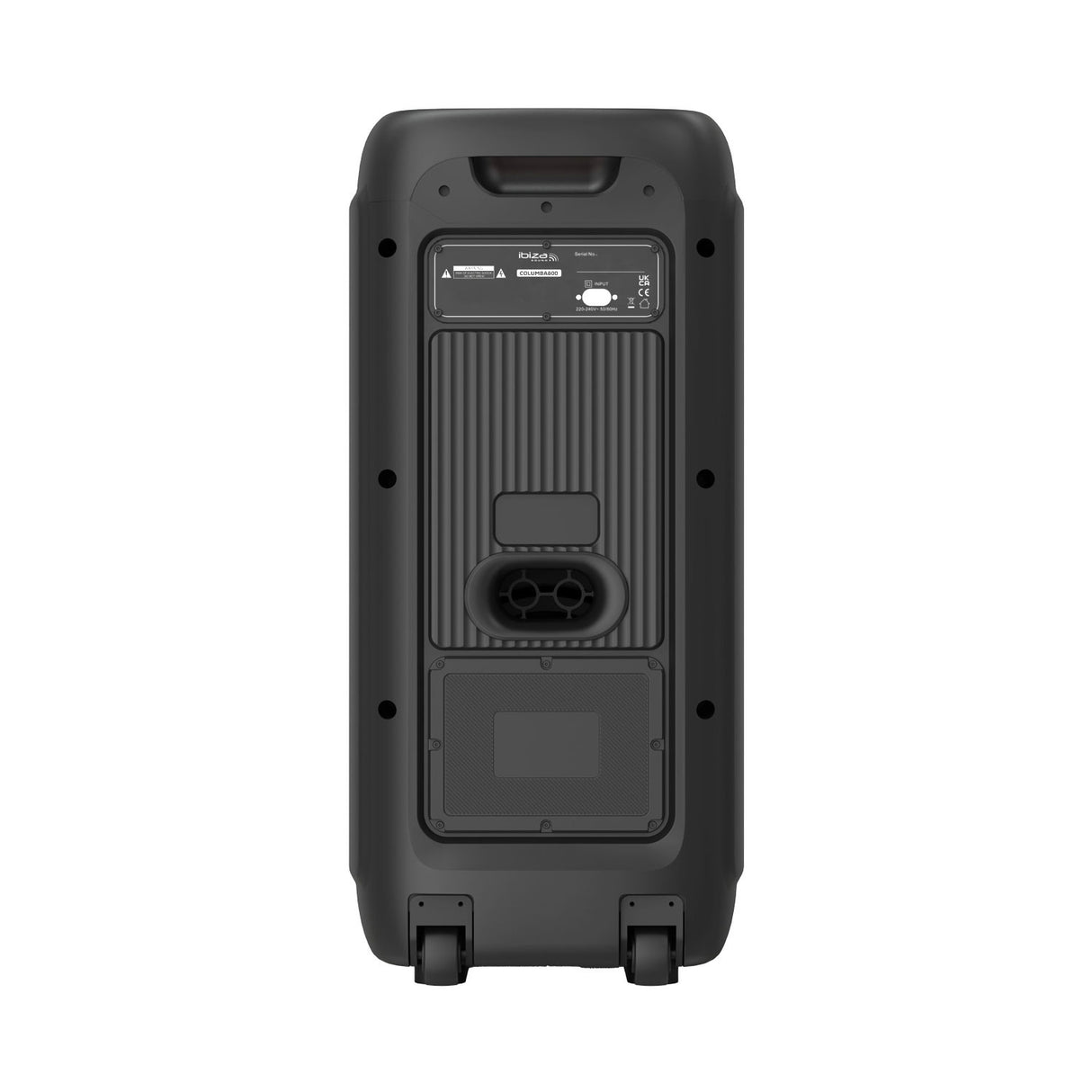 IBIZA Festhøjttaler m. Lys og Bluetooth