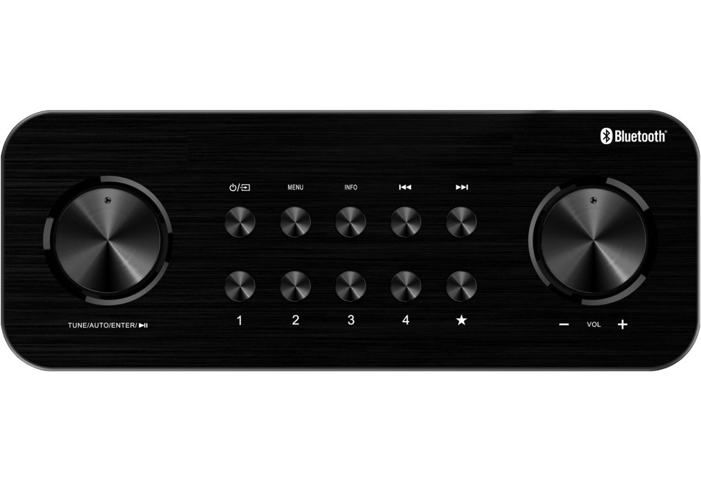 Kenwood CR-ST50DABB DAB+, Bluetooth Radio (Sort)