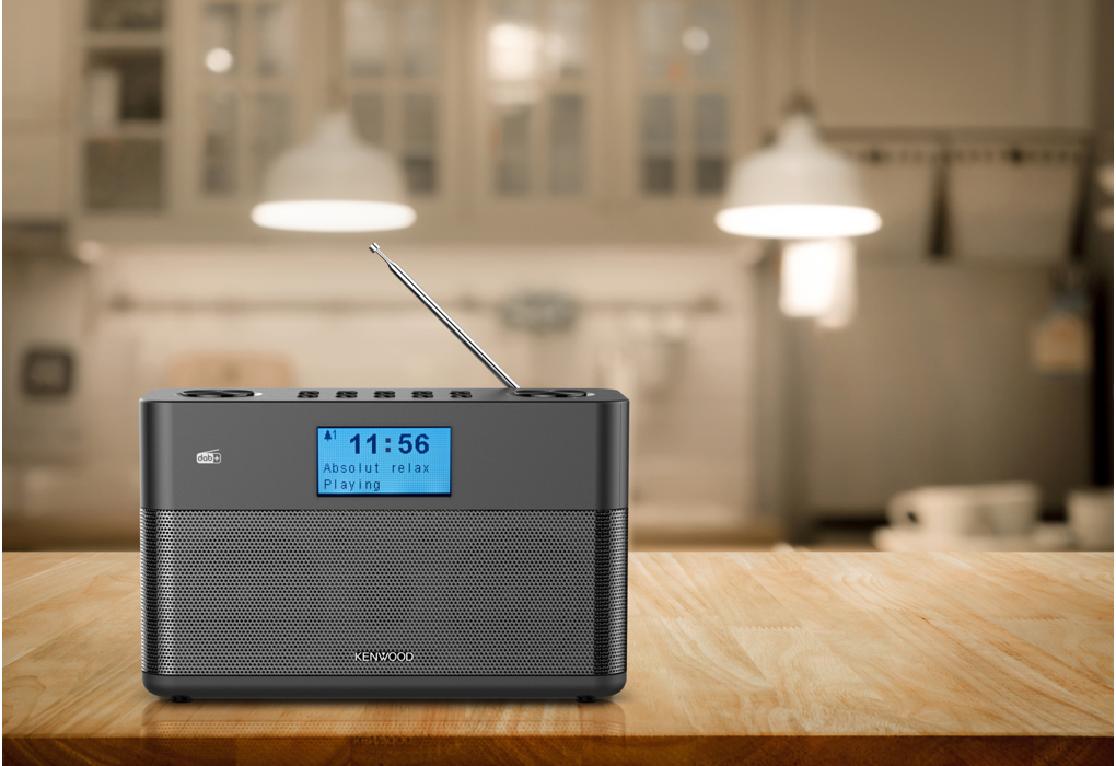 Kenwood CR-ST50DABB DAB+, Bluetooth Radio (Sort)