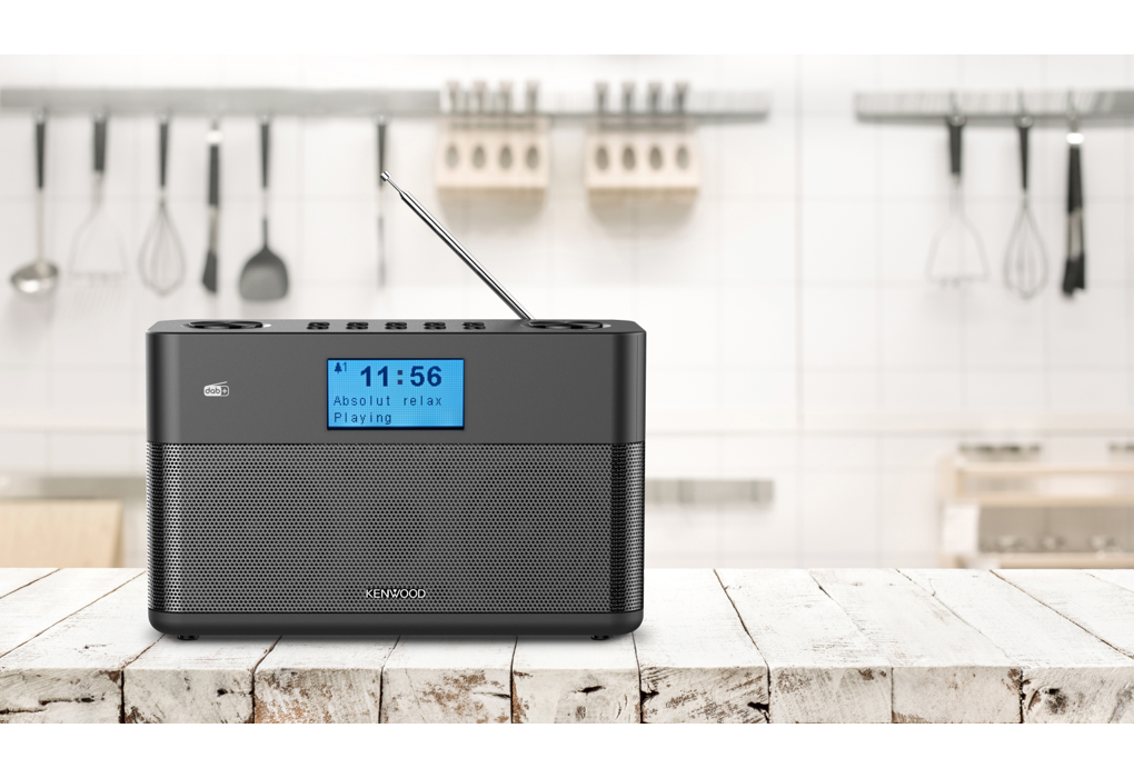 Kenwood CR-ST50DABB DAB+, Bluetooth Radio (Sort)