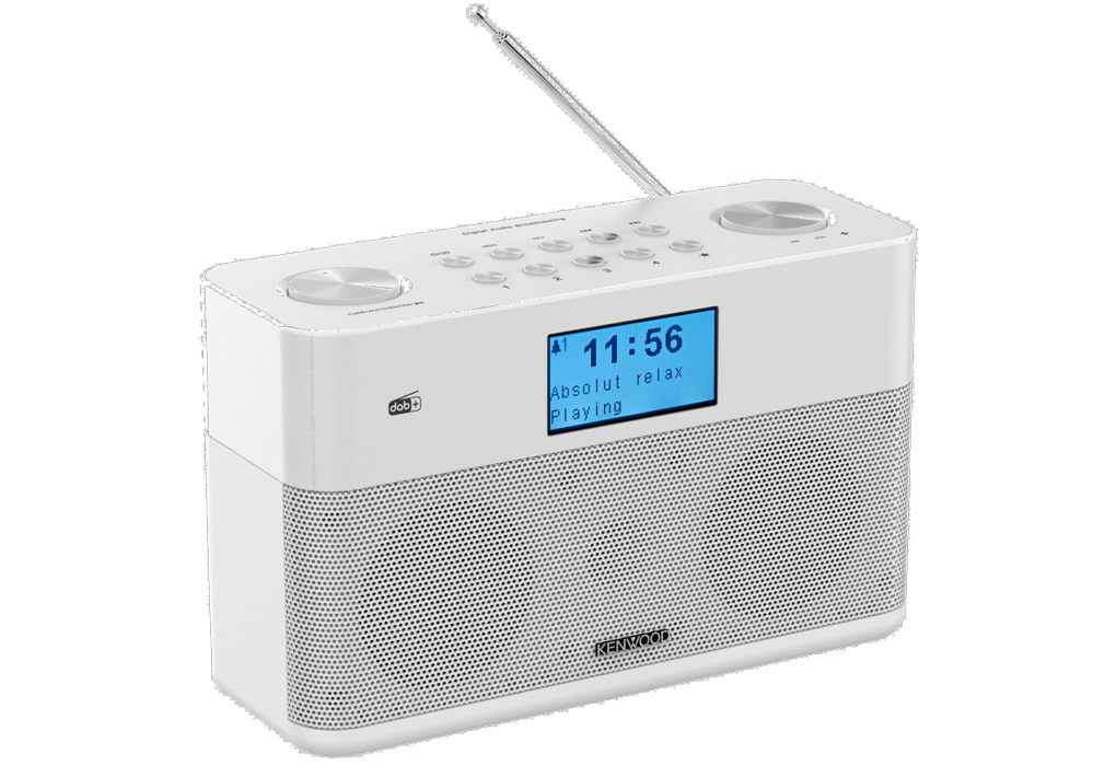 Kenwood CR-ST50DABW DAB+, Bluetooth Radio (Hvid)