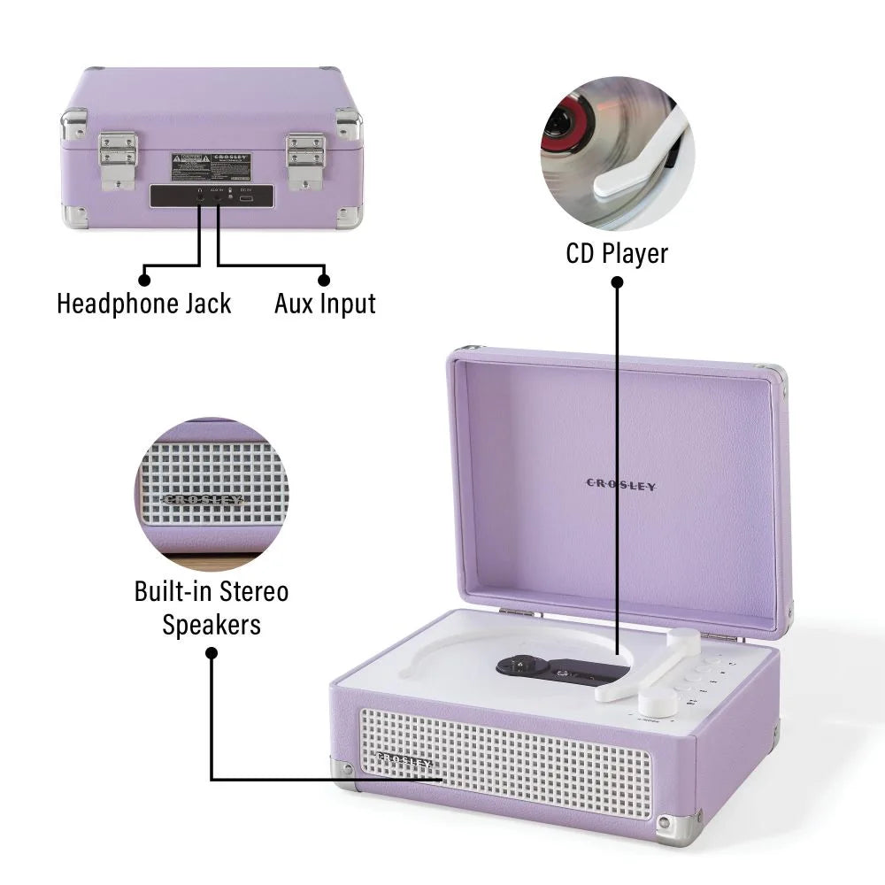 Crosley Cruiser CD afspiller, Lavender