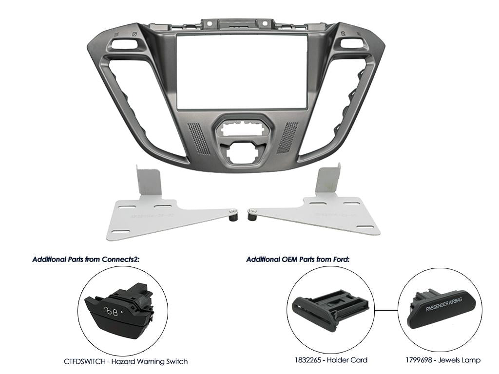 CT23FD38 2-DIN Ramme til Ford