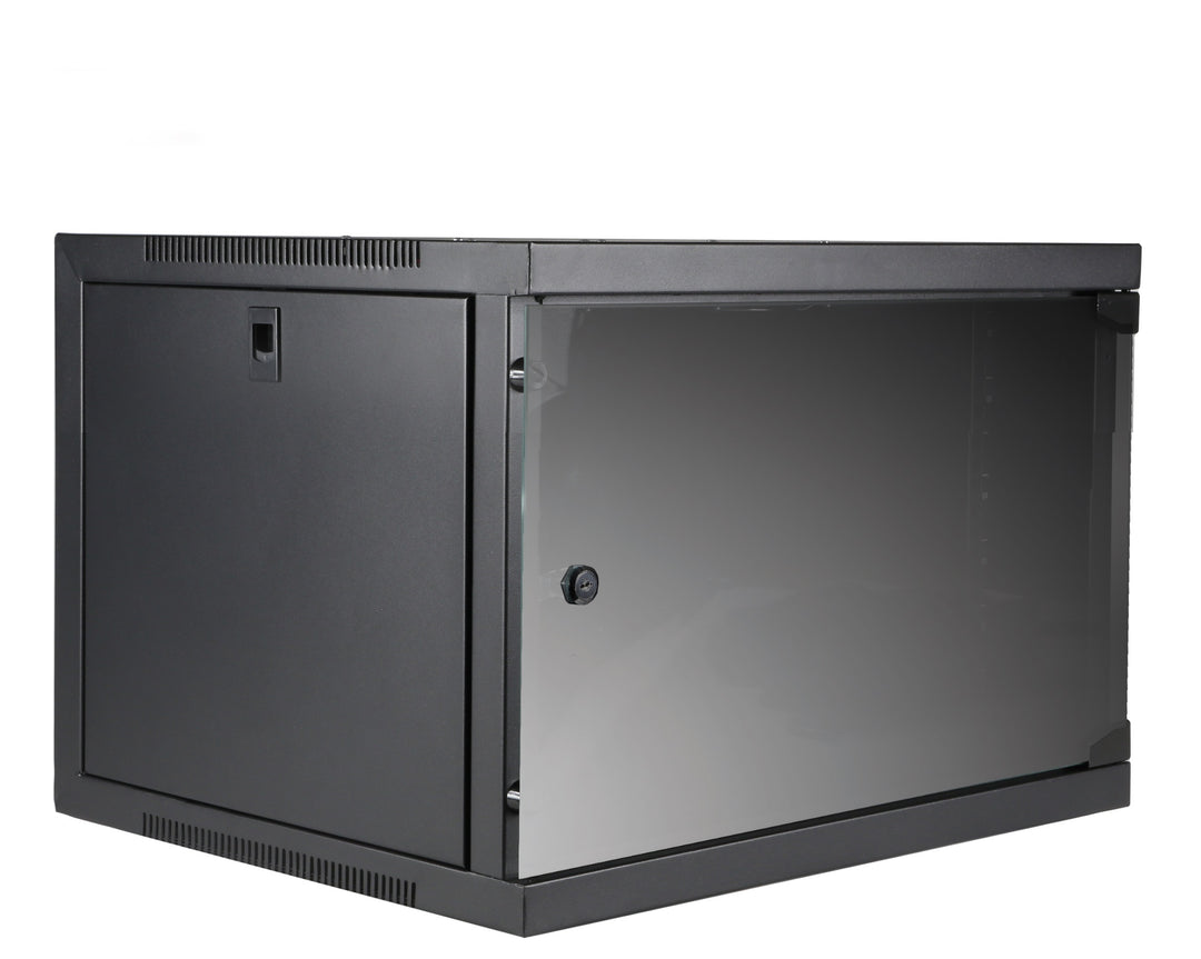 Caymon rack for vægmontering indbygningsdybde 370 mm dyb, 12 unit