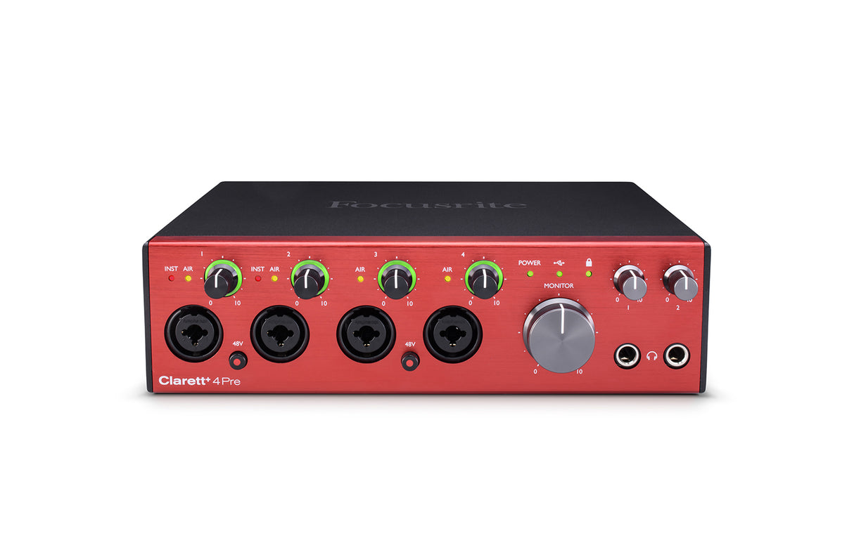 Focusrite Clarett+ 4Pre USB Lydkort