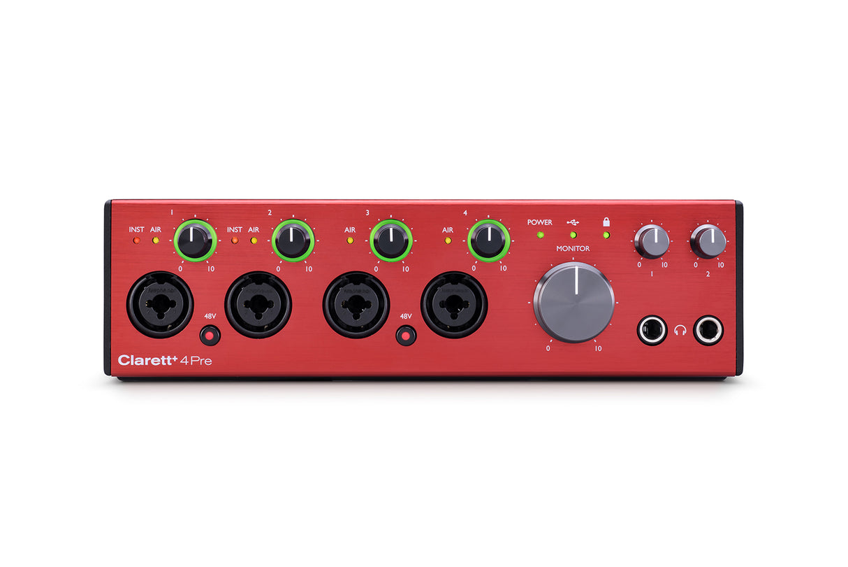 Focusrite Clarett+ 4Pre USB Lydkort