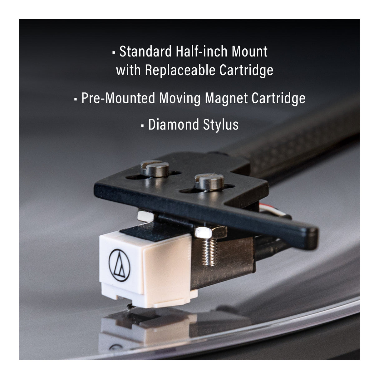 Crosley C72 Pladespiller m. Højttalere (Valnød)