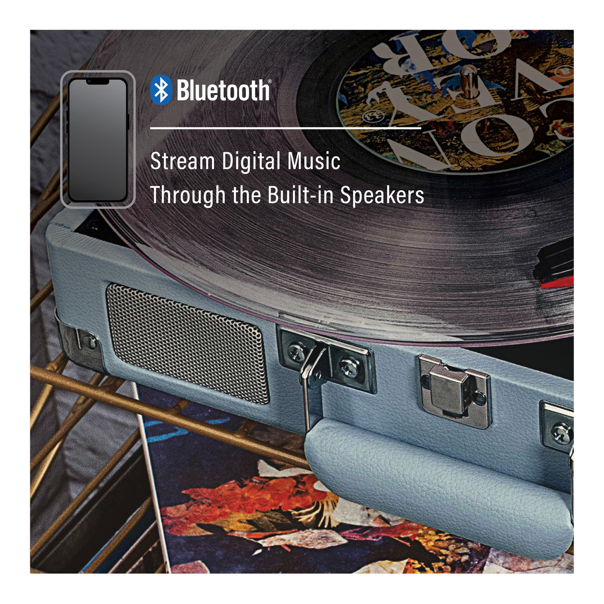 Crosley Cruiser Plus Pladespiller Tovejs Bluetooth (Tourmaline)