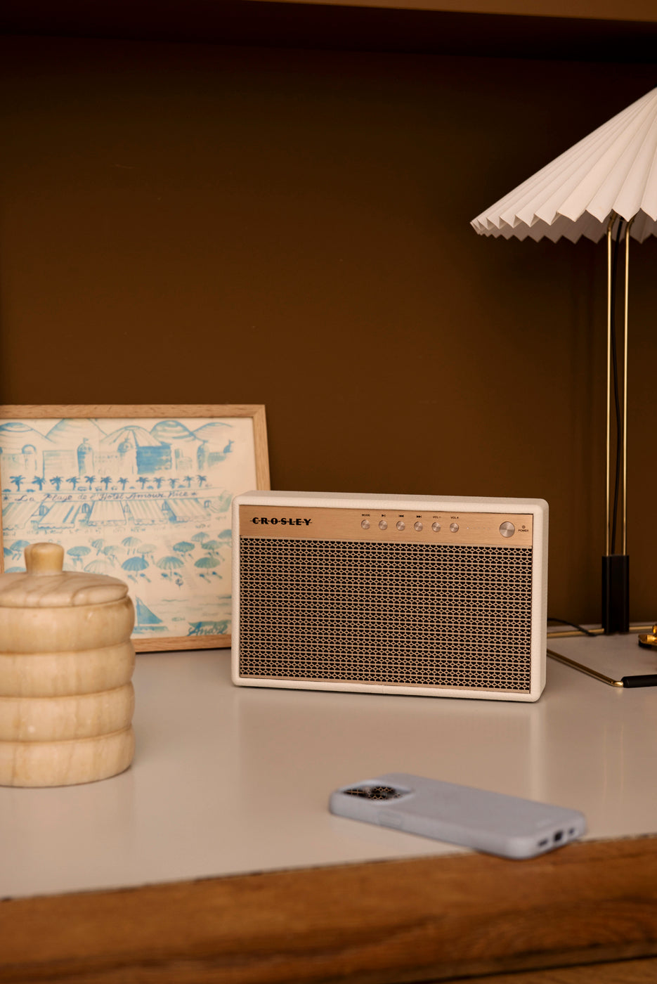 Crosley Montero Bluetooth Højttaler (Hvid)