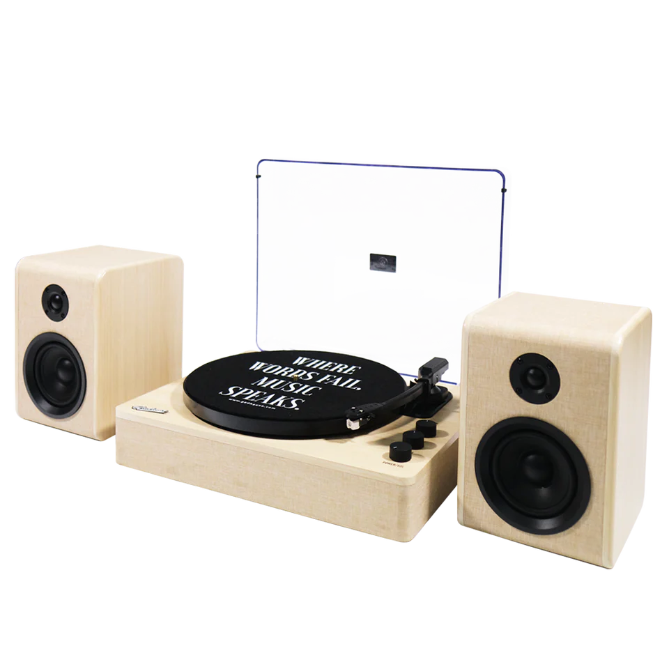 Crosley DEAN Turntable stereo system (Soft Sand)