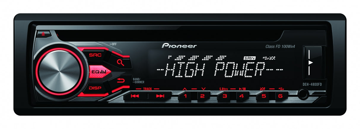 Pioneer DEH-4800FD High power 1-DIN Bilstereo