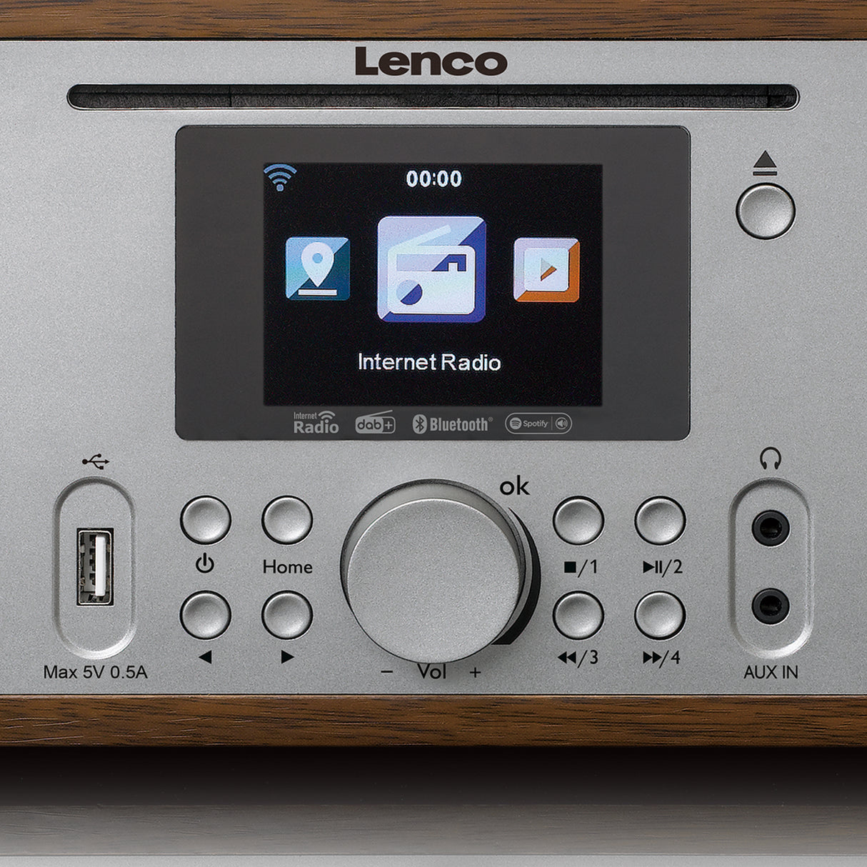 Lenco DIR-270 Internet Radio (Træ)
