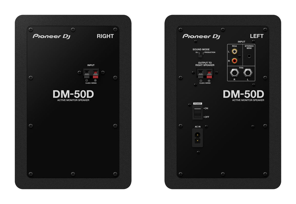 Pioneer DJ DM-50D (Sort)