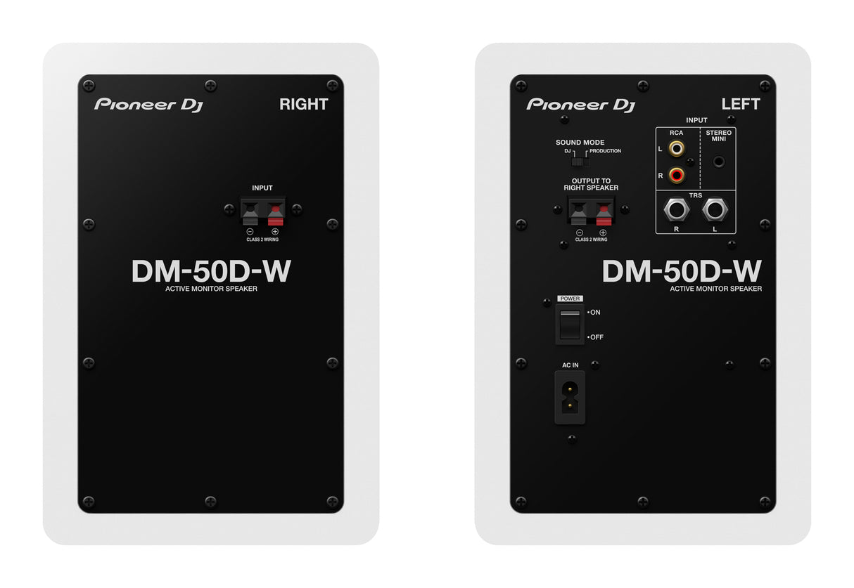Pioneer DJ DM-50D-W (Hvid)