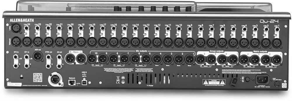 Decksaver Protection cover for Allen & Heath QU-24