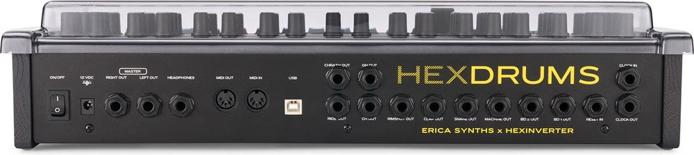 Decksaver Protection cover for Erica Synths Hexdrums (Soft-Fit)