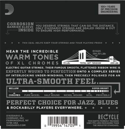 Daddario ECG25 Guitarstrenge (Light, 12-52)