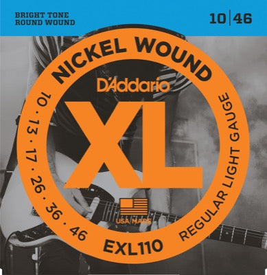 Daddario EXL110 Guitarstrenge (Regular Light, 10-46)