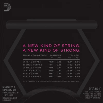 Daddario NYXL Guitarstrenge (09-42)