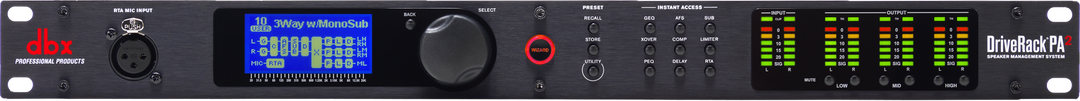 dbx DriveRack PA2 Processor