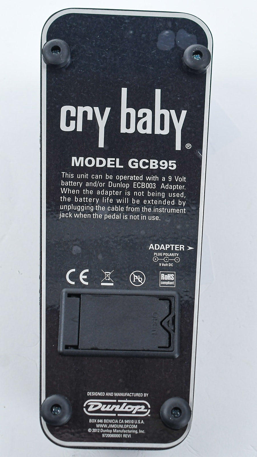 Dunlop GCB-95 Crybaby Wah Wah Pedal