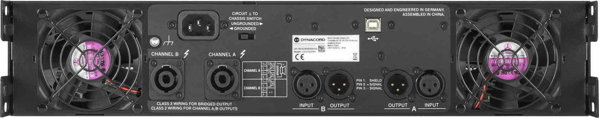 Dynacord L1800FD - Digital Forstærker (2x950W, DSP)