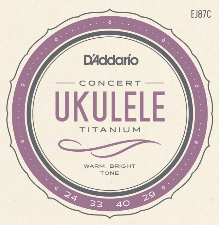 Daddario EJ87C Koncert Ukulele Strengesæt