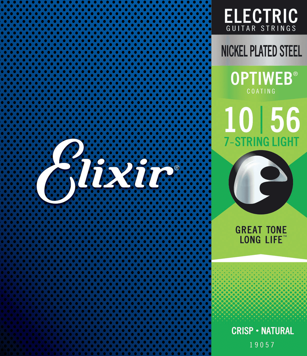 Elixir Optiweb Guitarstrenge (7-String, 10-56 Light)