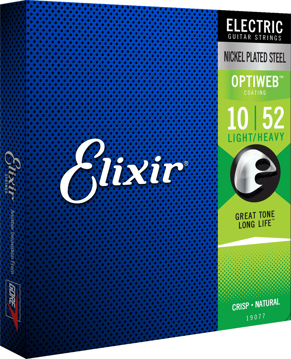 Elixir Optiweb Guitarstrenge (Light/Heavy, 10-52)