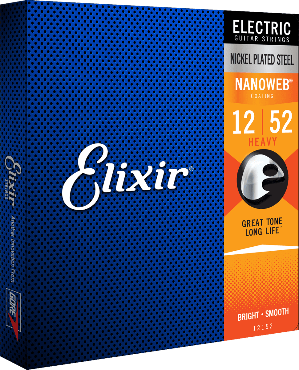 Elixir Nanoweb Guitarstrenge (Heavy, 12-52)