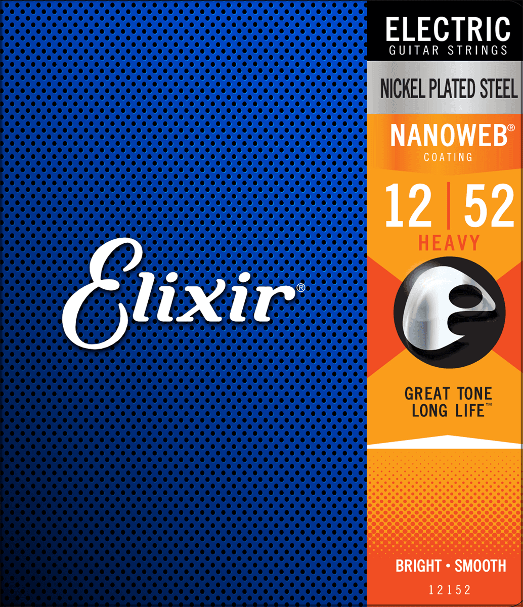 Elixir Nanoweb Guitarstrenge (Heavy, 12-52)