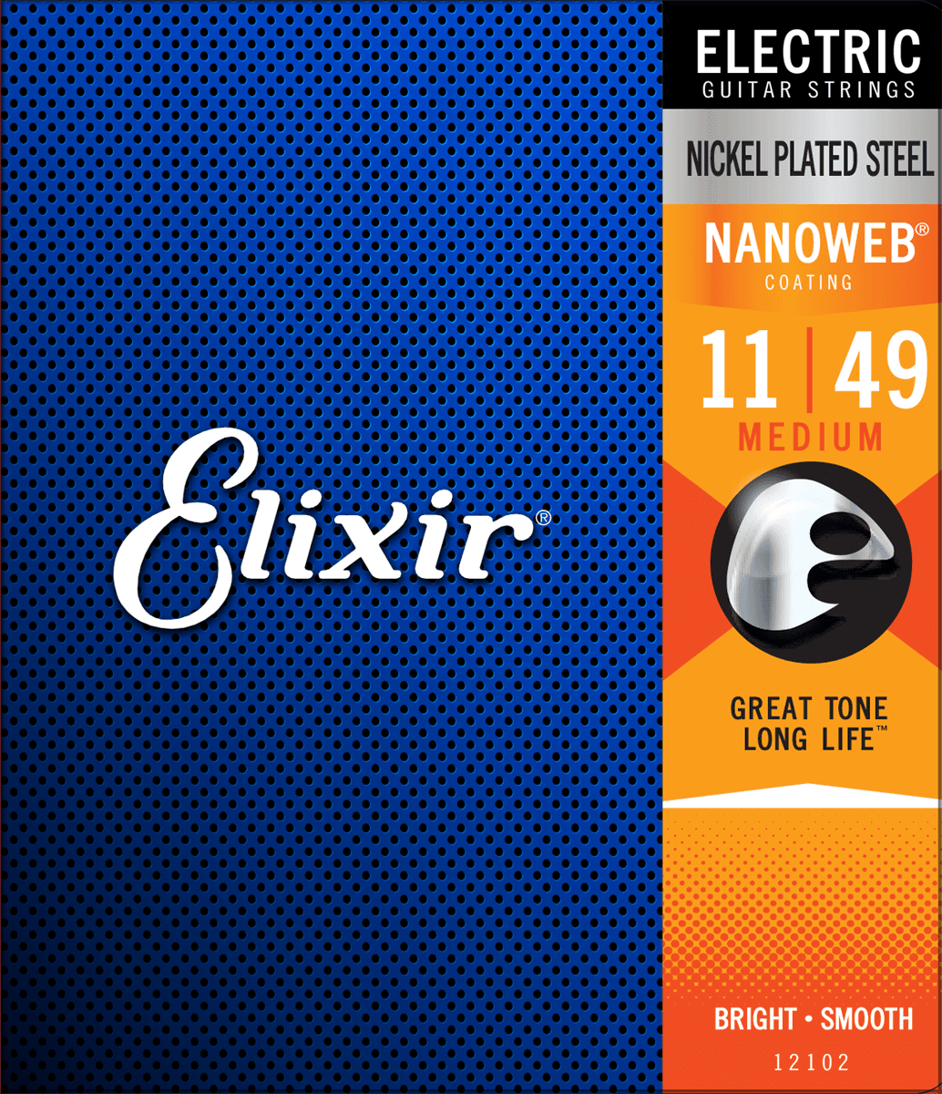 Elixir Nanoweb Guitarstrenge (Medium, 11-49)