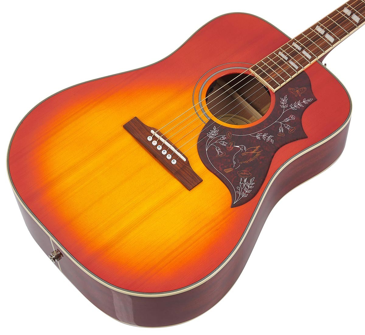 Epiphone Hummingbird Studio Western Guitar (Faded Cherry)